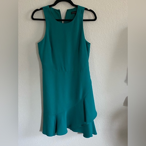 Banana Republic Dresses & Skirts - Banana Republic Teal Ruffle Hem Dress Size 2